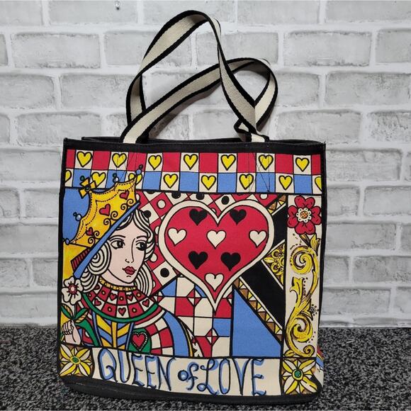 Brighton Queen of Love Limited Edition Tom Clancy design Canvas Art Tote Bag - Picture 1 of 8